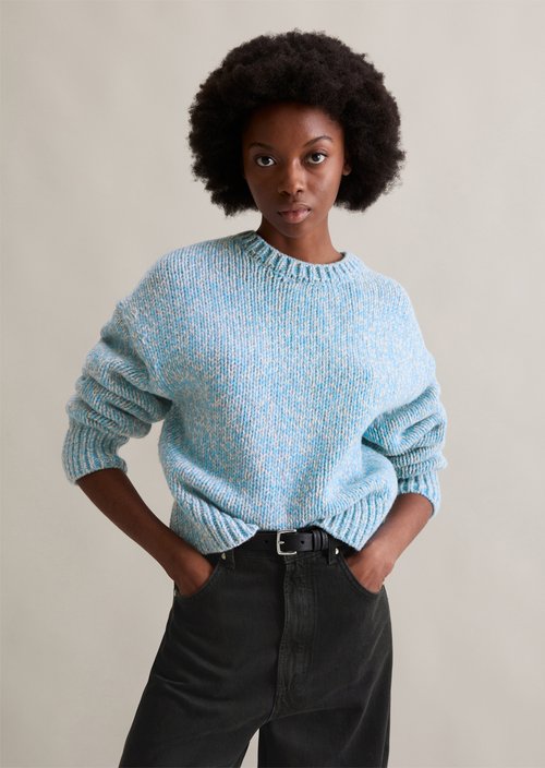 Sweater regular — Medium Blue