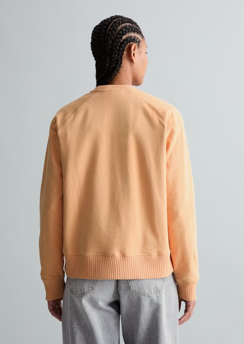 DfC Sweatshirt relaxed — Bleached Apricot