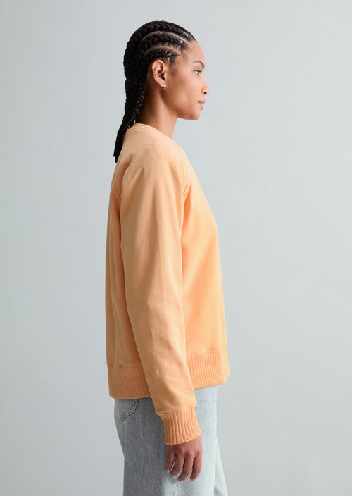 DfC Sweatshirt relaxed — Bleached Apricot
