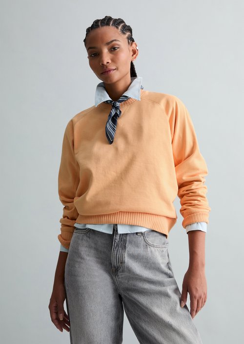 DfC Sweatshirt relaxed — Bleached Apricot