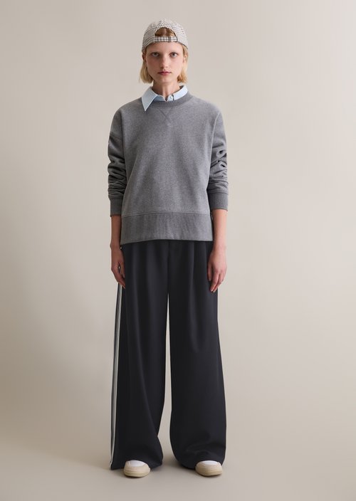 Relaxed sweatshirt — Asphalt Melange