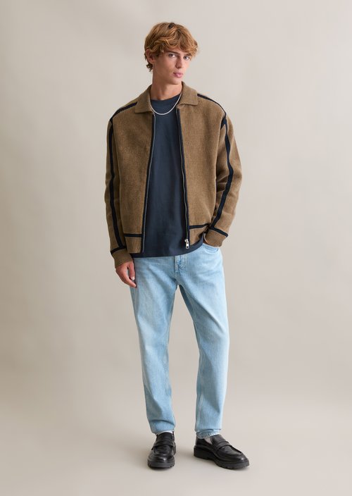 Regular cardigan — Cold Taupe