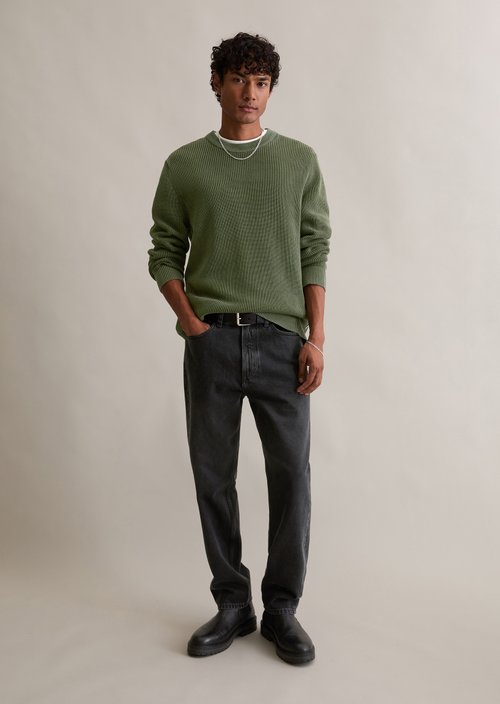 Sweater loose — Swamp Green
