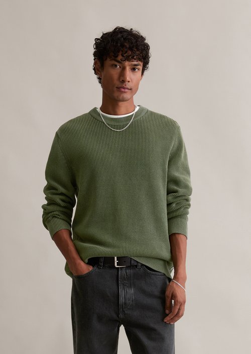 Sweater loose — Swamp Green