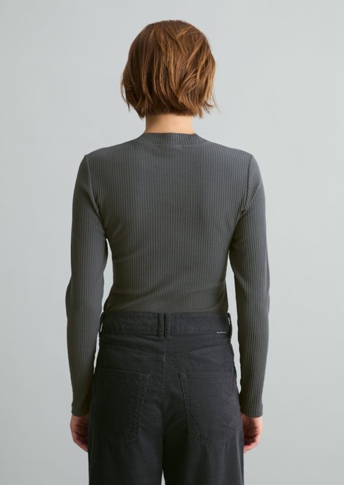 Longsleeve slim — Light Graphite