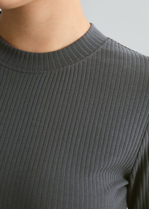 Longsleeve slim — Light Graphite