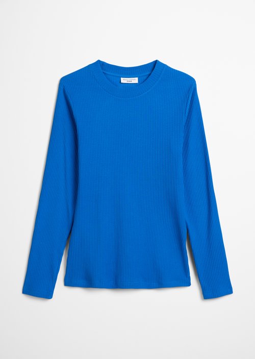 Longsleeve slim — Pale Cobalt