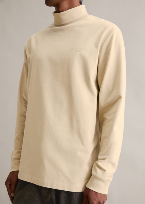 Relaxed turtleneck longsleeve — Pure Cashmere