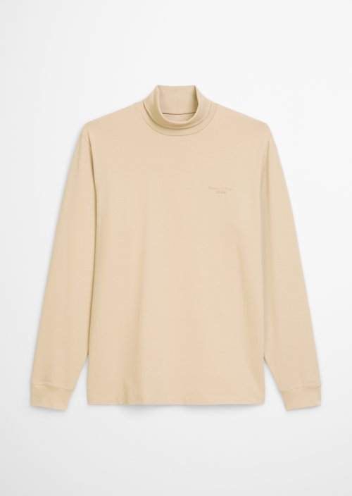 Relaxed turtleneck longsleeve — Pure Cashmere