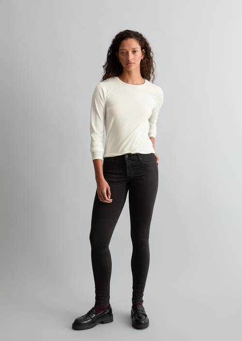 Jeans modèle Kaj skinny Black en vue de face