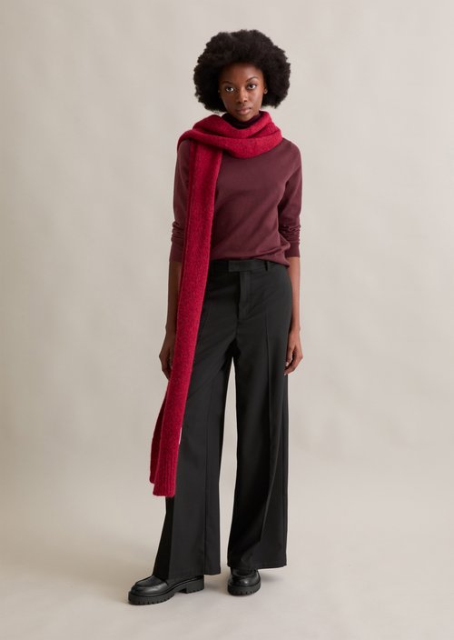 Relaxed pants — Black