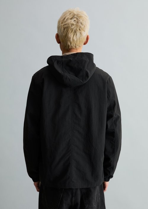Hooded jacket regular — Black