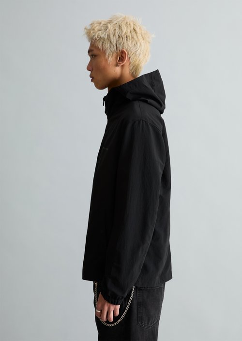 Hooded jacket regular — Black