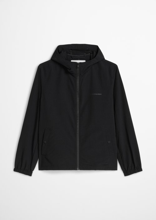 Hooded jacket regular — Black