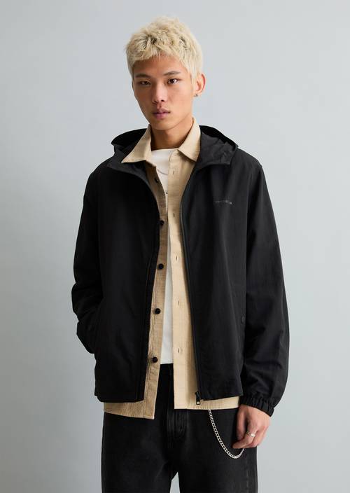 Veste à capuche regular Black en vue de face