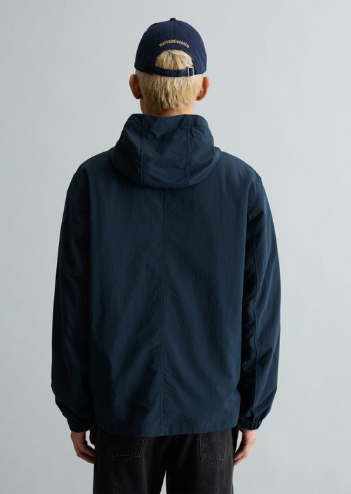 Hooded jacket regular — Navy Teal