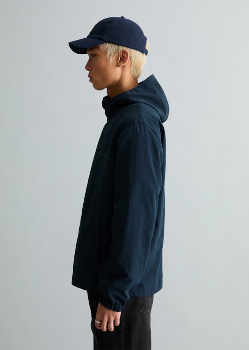 Hooded jacket regular — Navy Teal