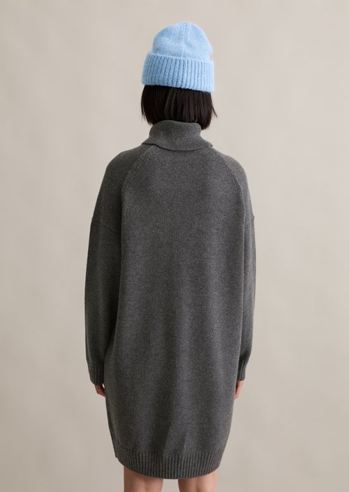 Relaxed knit dress — Anthra Melange