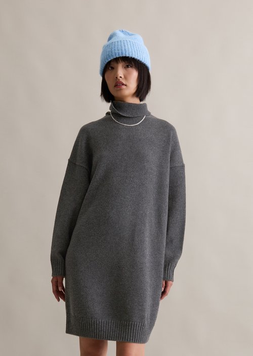 Relaxed knit dress — Anthra Melange