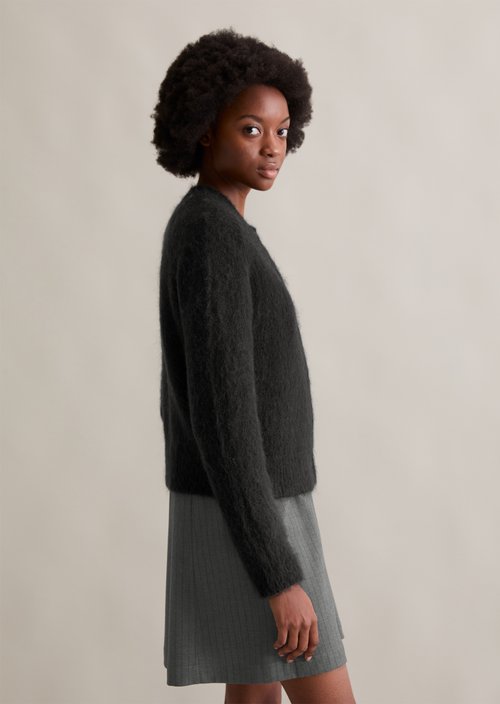 Cardigan regular — Black