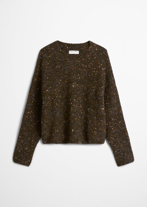 Bouclé sweater oversize — Black Espresso