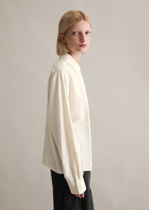 Relaxed blouse — White Blush