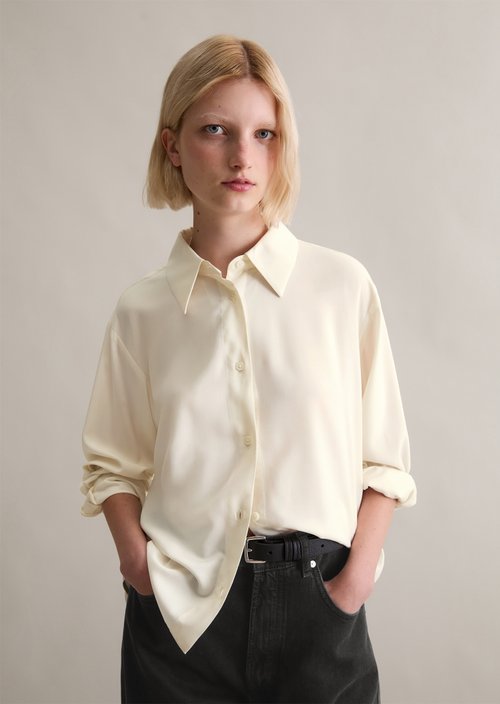 Relaxed blouse — White Blush