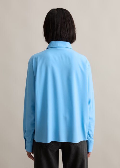 Relaxed blouse — Azure Sky
