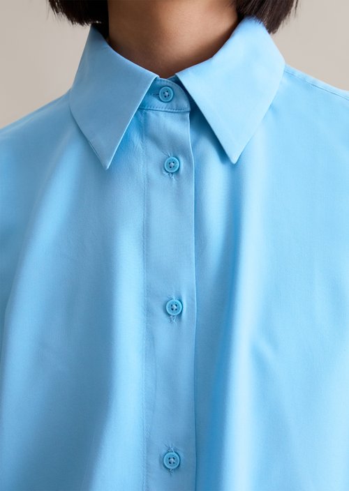 Relaxed blouse — Azure Sky