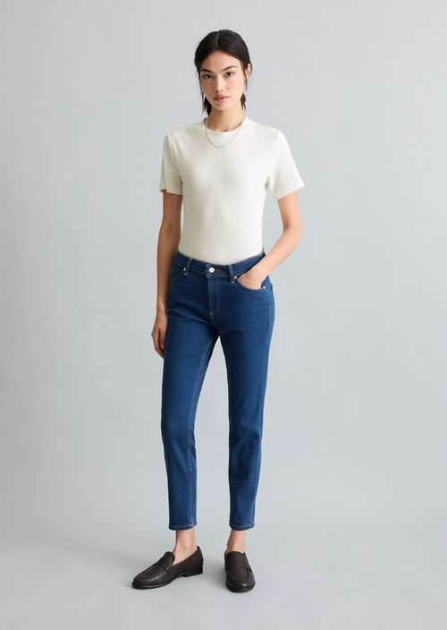 Jeans model Kaj skinny cropped — Bright Blue