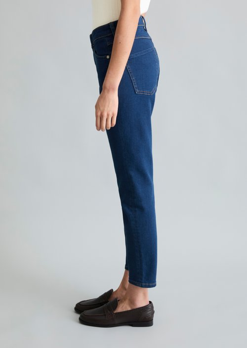 Jeans model Kaj skinny cropped — Bright Blue