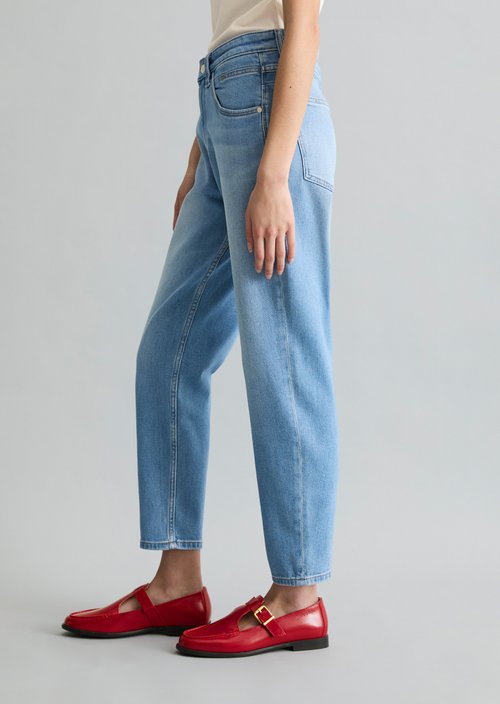 Jeans model Freja boyfriend ankle-length — Bright Blue