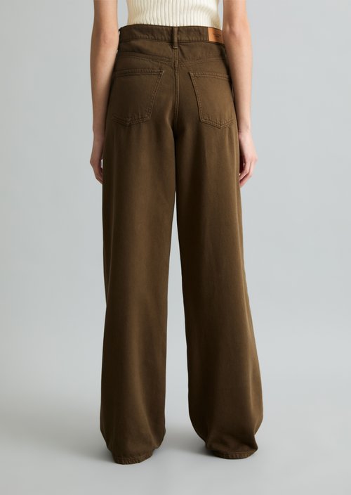 Jeans model Tomma wide — Hazelnut Brown