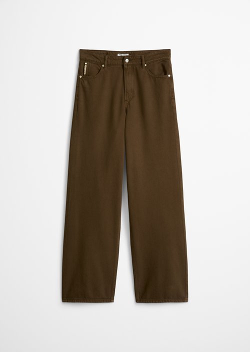 Jeans model Tomma wide — Hazelnut Brown