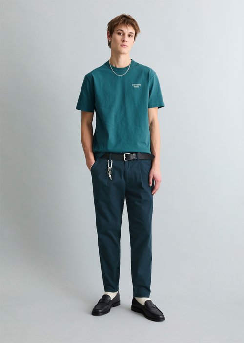 Chino model Anders regular — Navy Teal