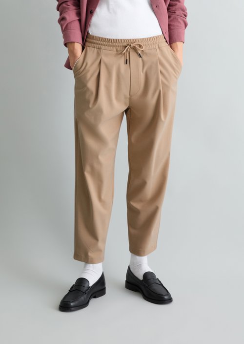 Trousers model Viggo Jogger relaxed — Frosty Sand