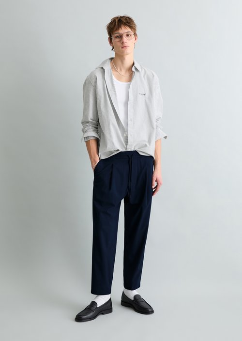 Trousers model Viggo Jogger relaxed — Navy Teal