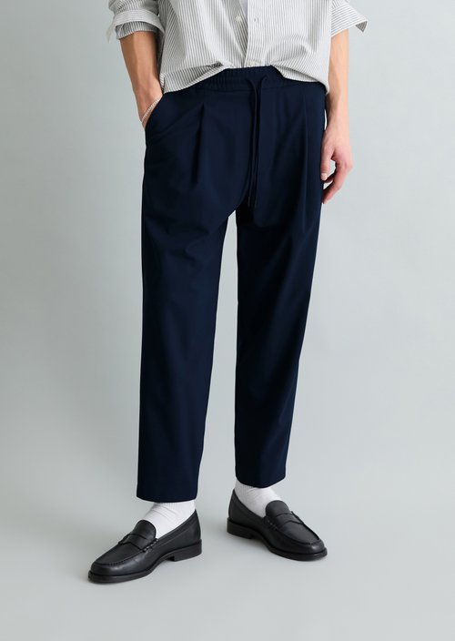 Trousers model Viggo Jogger relaxed — Navy Teal