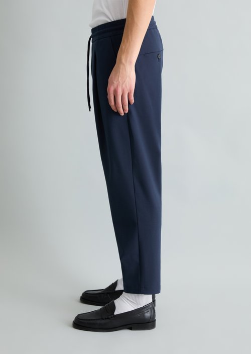 Trousers model Viggo Jogger relaxed — Navy Teal