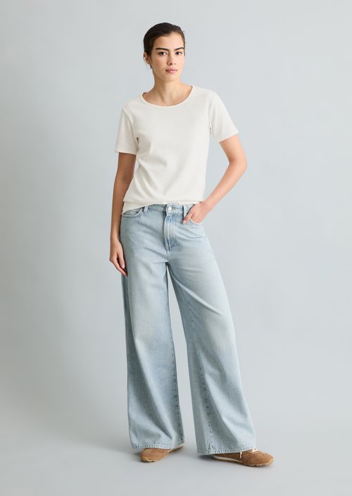 Jeans model Anjo extra wide — Light Blue