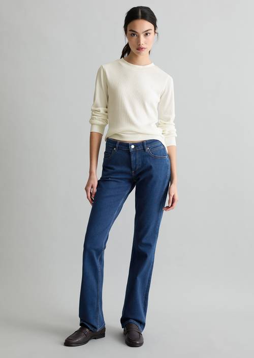 Jeans model Nella bootcut Bright Blue in vooraanzicht