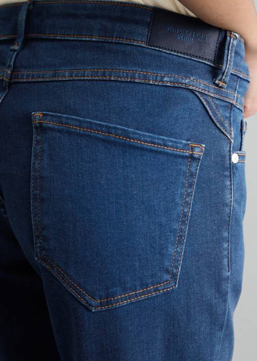 Jeans model Nella bootcut Bright Blue in detailaanzicht