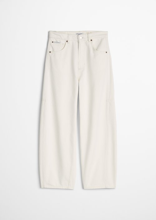 Jeans model Enni wide barrel — White