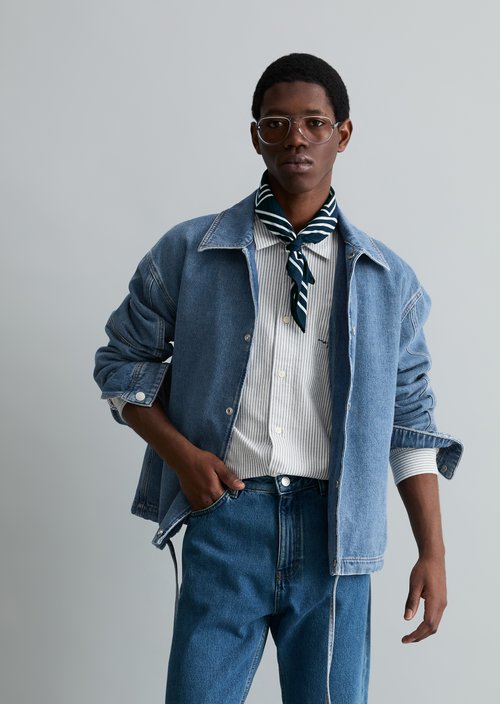Regular denim jacket — Medium Blue