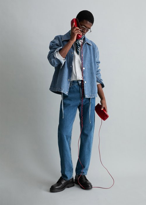 Regular denim jacket — Medium Blue
