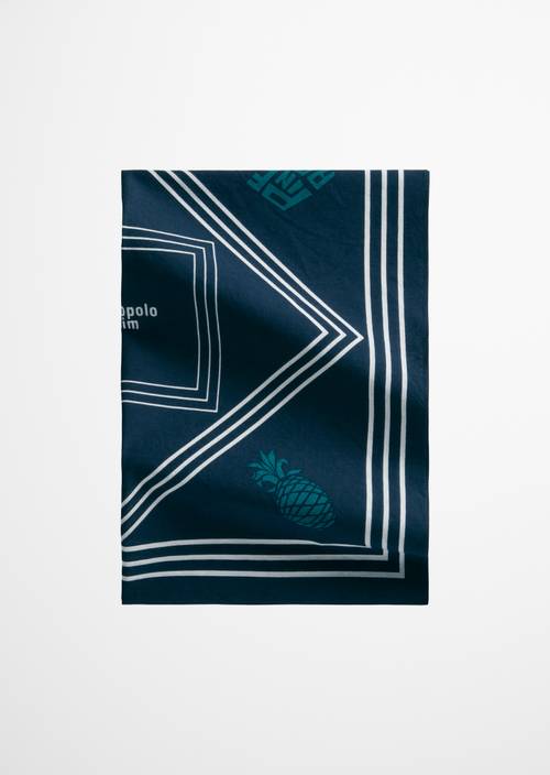 Schal Dark Blue in Frontalansicht