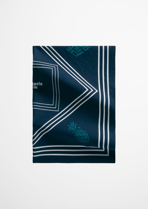 Marc O'Polo Sjaal, Heren, blauw, , 100% Katoen