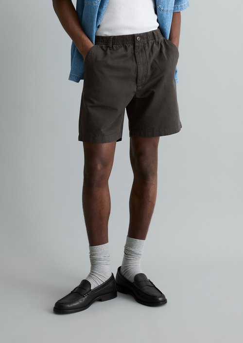 Shorts model Filip relaxed — Broken Graphite
