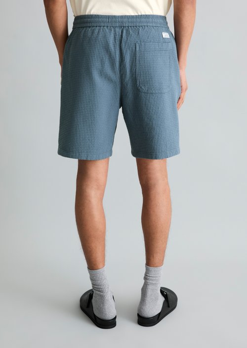Relaxed shorts — Cadet Blue