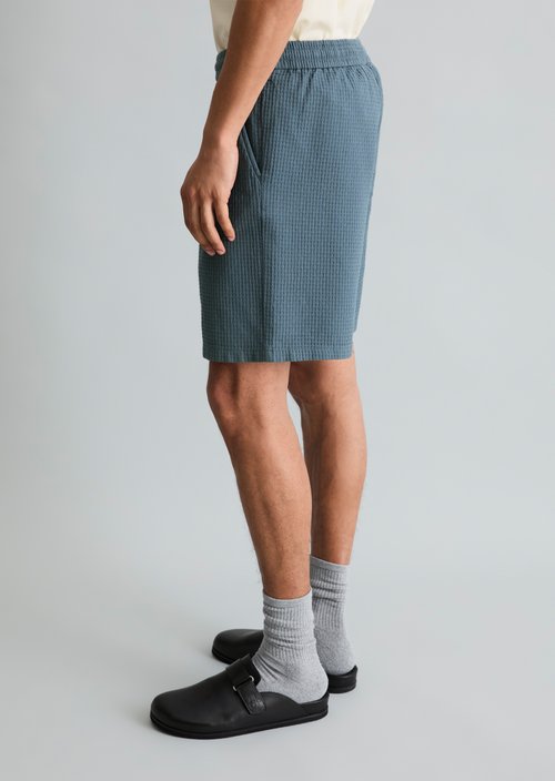 Relaxed shorts — Cadet Blue